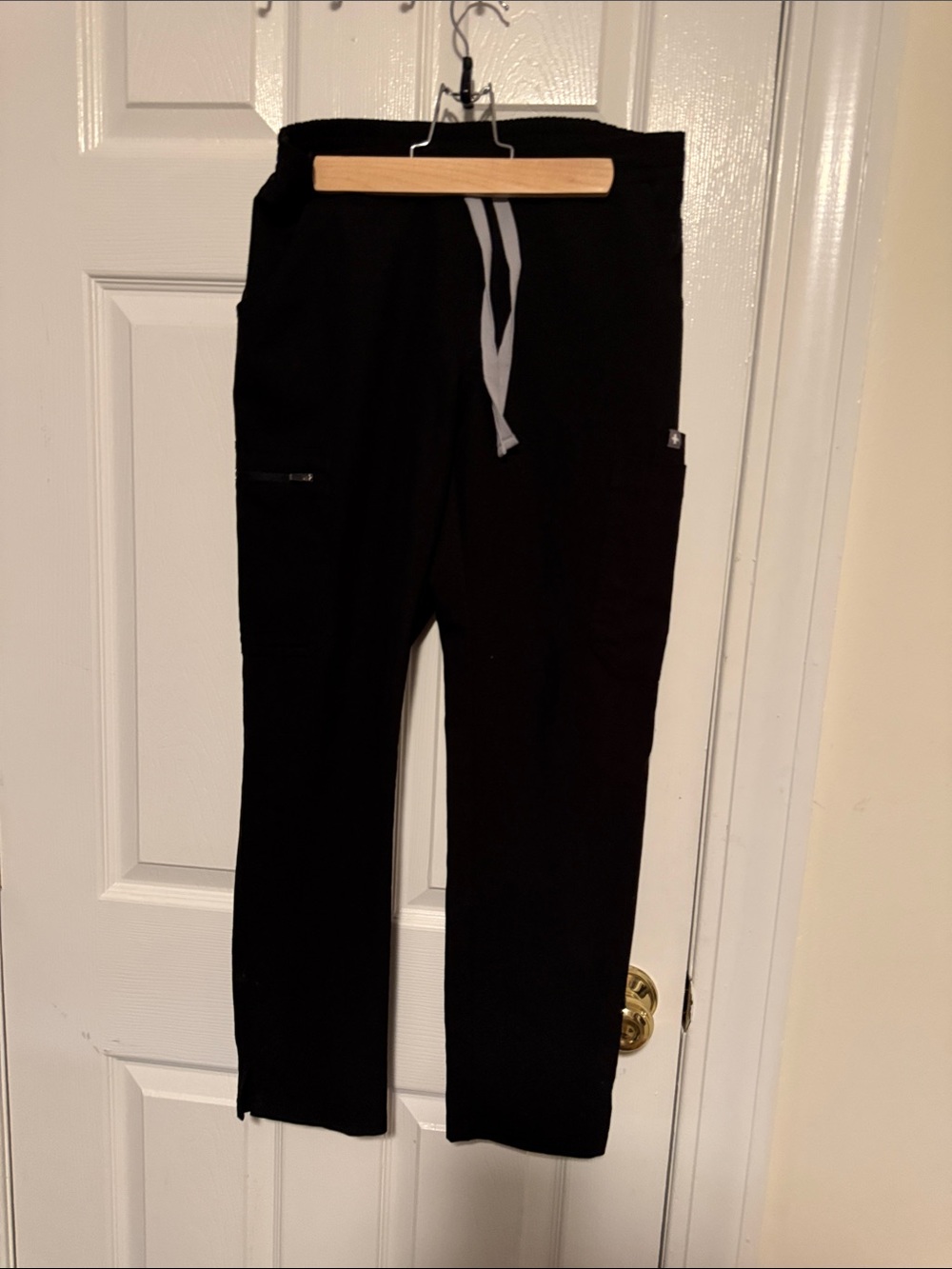 Figs Black Drawstring scrub Kade Pants